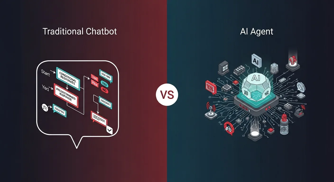 Agent IA vs Chatbot : Quelle Différence en 2026 ? Le Guide Complet
